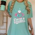 Coffee And Baseball Baseball Player Women's Comfort Colors T-Shirt Violet Coffee And Baseball Baseball Player Women's Comfort Colors T-Shirt Violet
