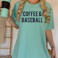 Coffee And Baseball Women's Comfort Colors T-Shirt Violet