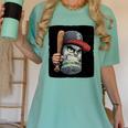 Cool Dollar Bill Guy With Cap And Baseball Costume Premium Tri-Blend Women's Comfort Colors T-Shirt Violet Cool Dollar Bill Guy With Cap And Baseball Costume Premium Tri-Blend Women's Comfort Colors T-Shirt Violet