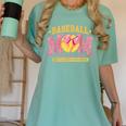 Coquette Baseball Mom Bow Like A Normal Mom But Mother's Day Women's Comfort Colors T-Shirt Violet Coquette Baseball Mom Bow Like A Normal Mom But Mother's Day Women's Comfort Colors T-Shirt Violet