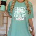 Crazy Proud Always Loud Baseball Mom Saying Graphic Premium Tri-Blend Women's Comfort Colors T-Shirt Violet Crazy Proud Always Loud Baseball Mom Saying Graphic Premium Tri-Blend Women's Comfort Colors T-Shirt Violet