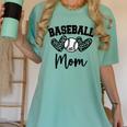 Custom Baseball Mom Number 65 Heart For Mom Women's Comfort Colors T-Shirt Violet Custom Baseball Mom Number 65 Heart For Mom Women's Comfort Colors T-Shirt Violet