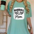 Custom Baseball Mom Number 86 Heart For Mom Women's Comfort Colors T-Shirt Violet