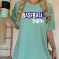 Custom Hustle Tball Tee Ball Womens Baseball Mom Women's Comfort Colors T-Shirt Violet