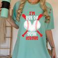 Cute Baseball Mom Out Of Your League Mommy Sports Players Premium Women's Comfort Colors T-Shirt Violet Cute Baseball Mom Out Of Your League Mommy Sports Players Premium Women's Comfort Colors T-Shirt Violet