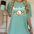 Cute Baseball Mom Leopard Print Mom For Mother's Day Women's Comfort Colors T-Shirt Violet Cute Baseball Mom Leopard Print Mom For Mother's Day Women's Comfort Colors T-Shirt Violet