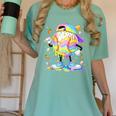 Cute Easter Baseball Ice Cream Boys Girls Kids Women's Comfort Colors T-Shirt Violet