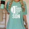 Cute Favorite Baseball Player Is My Son Women Men Women's Comfort Colors T-Shirt Violet