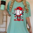 Cute Game Day Baseball Ice Cream Drip Valentine Love XOXO Women's Comfort Colors T-Shirt Violet Cute Game Day Baseball Ice Cream Drip Valentine Love XOXO Women's Comfort Colors T-Shirt Violet