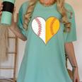 Cute Love Baseball Fast Pitch Softball Heart Baseball Mom Women's Comfort Colors T-Shirt Violet Cute Love Baseball Fast Pitch Softball Heart Baseball Mom Women's Comfort Colors T-Shirt Violet