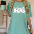 Cute Sports Baseball Mom Game Day Women's Comfort Colors T-Shirt Violet