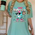 Dabbing Drippy 100th Days Of School Baseball Ice Cream Drip Women's Comfort Colors T-Shirt Violet Dabbing Drippy 100th Days Of School Baseball Ice Cream Drip Women's Comfort Colors T-Shirt Violet