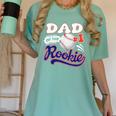 Dad Rookie Of Year 1st Birthday Baseball Theme Matching Women's Comfort Colors T-Shirt Violet