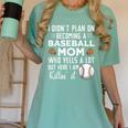 I Didn't Plan On Becoming a Baseball Mom Mother's Day Women's Comfort Colors T-Shirt Violet