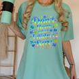 Don’t Hear What I Didn’t Say Autism Awareness Valentine Raglan Baseball Tee Women's Comfort Colors T-Shirt Violet