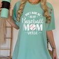 Don't Make Me Use My Baseball Mom Voice Women's Comfort Colors T-Shirt Violet Don't Make Me Use My Baseball Mom Voice Women's Comfort Colors T-Shirt Violet