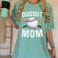 Dugout Mom Baseball Mommy Baseball Mother's Day Women's Comfort Colors T-Shirt Violet Dugout Mom Baseball Mommy Baseball Mother's Day Women's Comfort Colors T-Shirt Violet