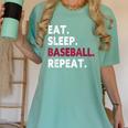 Eat Sleep Baseball Repeat Baseball Player Women's Comfort Colors T-Shirt Violet Eat Sleep Baseball Repeat Baseball Player Women's Comfort Colors T-Shirt Violet