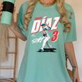 Edwin Diaz Los Angeles D Baseball Players MLBEDD204M Women's Comfort Colors T-Shirt Violet Edwin Diaz Los Angeles D Baseball Players MLBEDD204M Women's Comfort Colors T-Shirt Violet