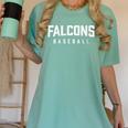 Falcons Baseball Inspired Women's Comfort Colors T-Shirt Violet Falcons Baseball Inspired Women's Comfort Colors T-Shirt Violet
