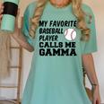My Favorite Baseball Player Calls Me Gamma Women's Comfort Colors T-Shirt Violet My Favorite Baseball Player Calls Me Gamma Women's Comfort Colors T-Shirt Violet