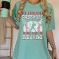 My Favorite Baseball Player Calls Me Mom Proud Baseball Mom Premium Women's Comfort Colors T-Shirt Violet My Favorite Baseball Player Calls Me Mom Proud Baseball Mom Premium Women's Comfort Colors T-Shirt Violet