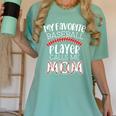 My Favorite Player Calls Me Mom Baseball Mom Women's Comfort Colors T-Shirt Violet My Favorite Player Calls Me Mom Baseball Mom Women's Comfort Colors T-Shirt Violet