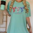 My Favorite Season Is Baseball Coquette Bow Game Day Mom Sis Women's Comfort Colors T-Shirt Violet
