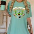 Football Referee Touchdown Baseball Homerun Frog Women's Comfort Colors T-Shirt Violet