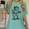 Frog Basketbal Men Women Grumpy Frog Playing Baseball Women's Comfort Colors T-Shirt Violet