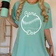Game Day Baseball Mom Women's Comfort Colors T-Shirt Violet Game Day Baseball Mom Women's Comfort Colors T-Shirt Violet