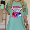 Game Kindergarten Baseball Ice Cream Drip On Back To School Women's Comfort Colors T-Shirt Violet