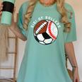 Gigi Of Ballers Baseball Soccer Football Gigi Women's Comfort Colors T-Shirt Violet Gigi Of Ballers Baseball Soccer Football Gigi Women's Comfort Colors T-Shirt Violet