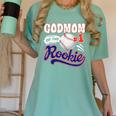 GodMom Rookie Of Year 1st Birthday Baseball Theme Matching Women's Comfort Colors T-Shirt Violet GodMom Rookie Of Year 1st Birthday Baseball Theme Matching Women's Comfort Colors T-Shirt Violet