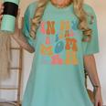 Groovy In My Baseball Mom Era Softball Game Day Women's Comfort Colors T-Shirt Violet