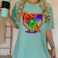 Halloween Baseball Ice Cream Drip Boys Girls Youth Women's Comfort Colors T-Shirt Violet Halloween Baseball Ice Cream Drip Boys Girls Youth Women's Comfort Colors T-Shirt Violet