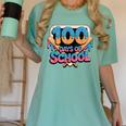 Happy 100 Days Of School Baseball Drip For Kids Teachers Women's Comfort Colors T-Shirt Violet