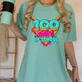 Happy 100 Days Of School Costume Baseball Drip Ice Cream Women's Comfort Colors T-Shirt Violet Happy 100 Days Of School Costume Baseball Drip Ice Cream Women's Comfort Colors T-Shirt Violet