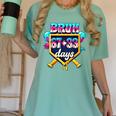 Happy 6733 Days Of School Baseball Drip 100th Day Of School Women's Comfort Colors T-Shirt Violet Happy 6733 Days Of School Baseball Drip 100th Day Of School Women's Comfort Colors T-Shirt Violet