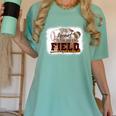 My Heart Is On That Field Baseball Mom Momm Premium Women's Comfort Colors T-Shirt Violet