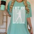 I Hit 100 Days Of School Boys Kids 100th Day Balls Baseball Women's Comfort Colors T-Shirt Violet I Hit 100 Days Of School Boys Kids 100th Day Balls Baseball Women's Comfort Colors T-Shirt Violet