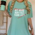 Hit Hard Run Fast Turn Left Baseball Player & Fan Premium Tri-Blend Women's Comfort Colors T-Shirt Violet Hit Hard Run Fast Turn Left Baseball Player & Fan Premium Tri-Blend Women's Comfort Colors T-Shirt Violet