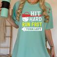 Hit Hard Run Fast Turn Left Baseball Quote Fan Coach Premium Tri-Blend Women's Comfort Colors T-Shirt Violet Hit Hard Run Fast Turn Left Baseball Quote Fan Coach Premium Tri-Blend Women's Comfort Colors T-Shirt Violet