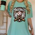 Home Run Baseball Mom Women's Comfort Colors T-Shirt Violet