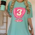 Ice Cream Baseball Glove 3rd Birthday Edition Women's Comfort Colors T-Shirt Violet Ice Cream Baseball Glove 3rd Birthday Edition Women's Comfort Colors T-Shirt Violet