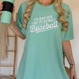 I'd Rather Be Playing Baseball Player Coach Fan Game Day Tee Premium Tri-Blend Women's Comfort Colors T-Shirt Violet