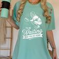 I'Ll Be Waiting For You At Home Baseball Women's Comfort Colors T-Shirt Violet I'Ll Be Waiting For You At Home Baseball Women's Comfort Colors T-Shirt Violet