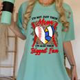 I'm Their Biggest Fan Volleyball Baseball Mom Women's Comfort Colors T-Shirt Violet