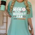 I'm Not Just His Mom I'm His Biggest Fan Baseball Mom Women's Comfort Colors T-Shirt Violet I'm Not Just His Mom I'm His Biggest Fan Baseball Mom Women's Comfort Colors T-Shirt Violet