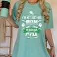 I'm Not Just His Mom I'm His Number 1 Fan Baseball Mommy Women's Comfort Colors T-Shirt Violet I'm Not Just His Mom I'm His Number 1 Fan Baseball Mommy Women's Comfort Colors T-Shirt Violet